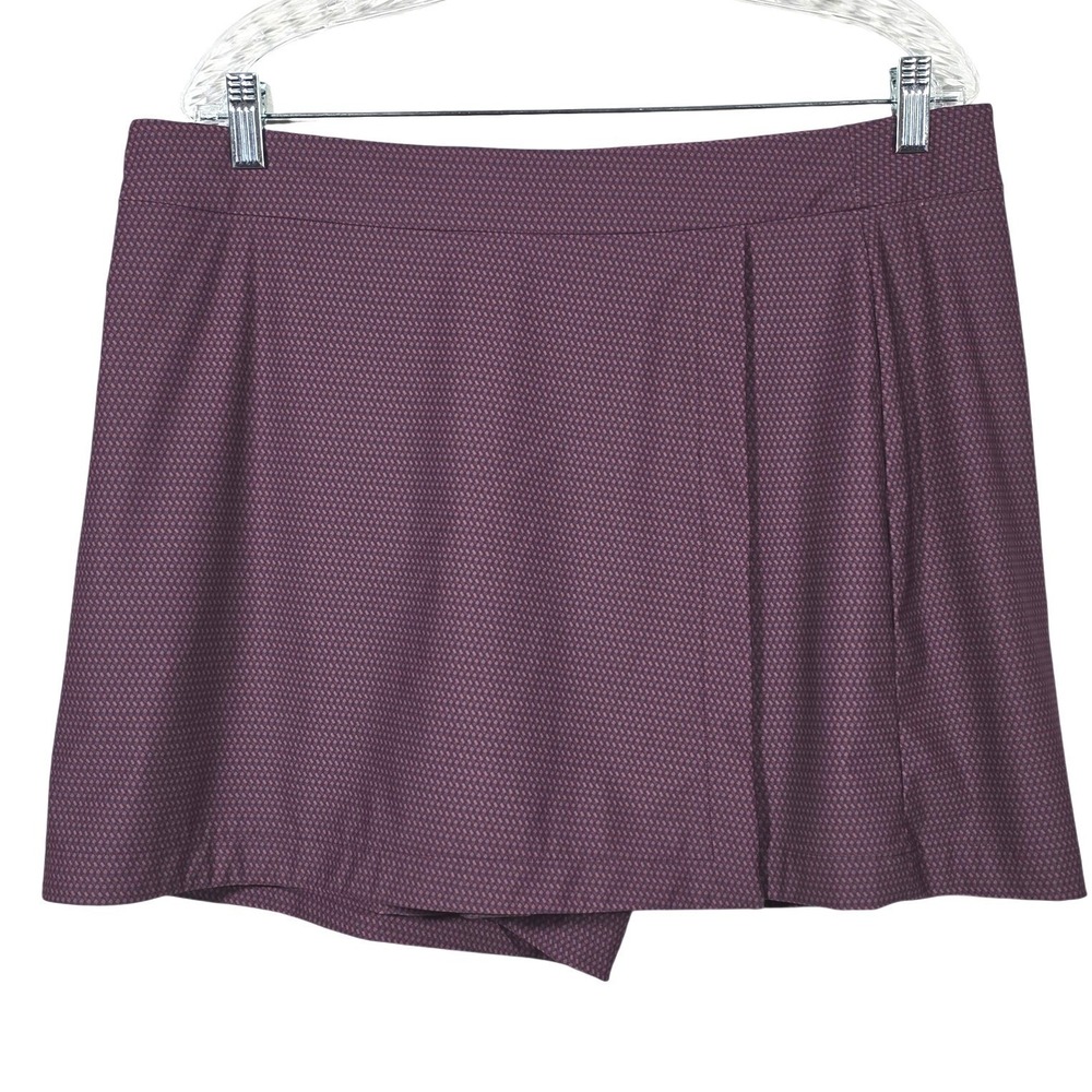 Spanx Sunshine Skort Geoscape Blue Orange Active Golf Tennis Pickleball Size XL